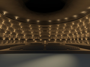 opera theater realistic Model 3D