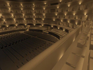 opera theater realistic 3D Model
