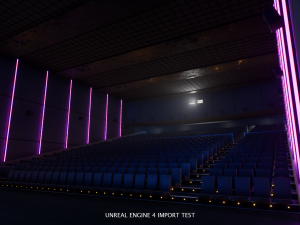 movie theater 3D 모델