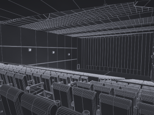 movie theater 3D 모델