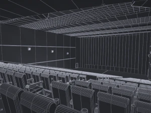 movie theater 3D Model
