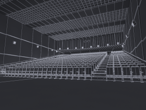movie theater 3D 모델