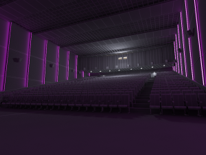 movie theater 3D 모델
