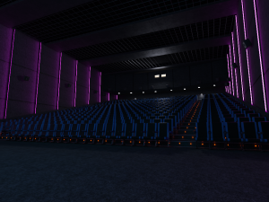 movie theater 3D 모델