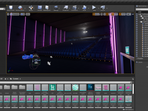 movie theater 3D 모델