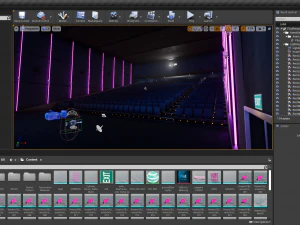 movie theater 3D Model
