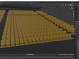 movie theater 3D 모델