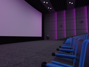 movie theater 3D 모델