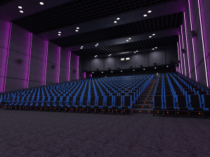 movie theater 3D 모델