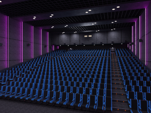 movie theater 3D 모델