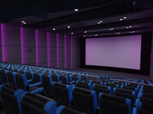 movie theater 3D 모델