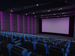 movie theater 3D Model