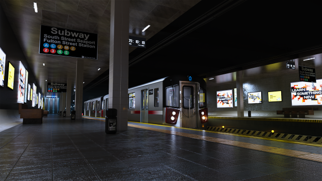 subway station 3Dモデル .c4d .max .obj .3ds .fbx .stl .blend 
