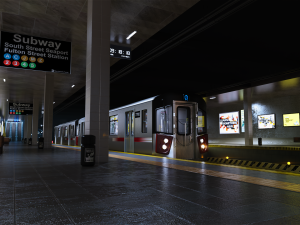 subway station Modelo 3D