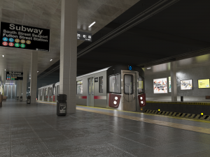 subway station 3Dモデル