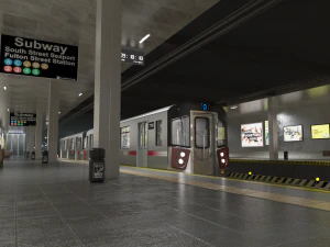 지하철역 3D 모델