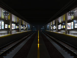 subway station 3Dモデル