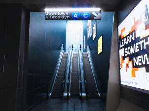 지하철역 3D 모델