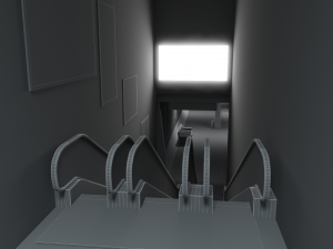subway station 3Dモデル