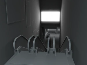 지하철역 3D 모델