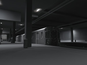 subway station 3Dモデル