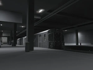 지하철역 3D 모델