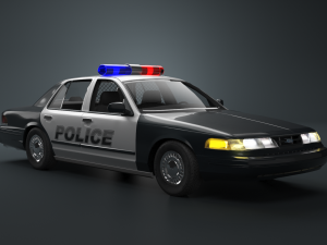 crown victoria police classic Modello 3D