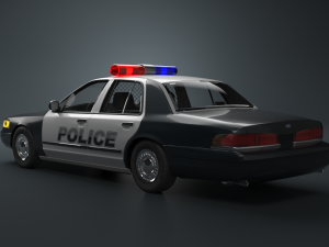 crown victoria police classic Modello 3D