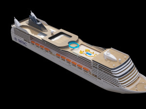 MSC Magnifica 3D 模型