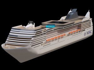 MSC Magnifica 3D 模型