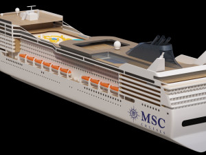 MSC Magnifica 3D 模型