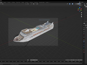 MSC Magnifica 3D 模型