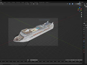 MSC Magnifica 3D Model