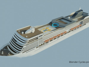 MSC Magnifica 3D 模型