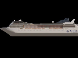 MSC Magnifica 3D Model