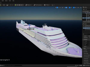 MSC Magnifica 3D Model