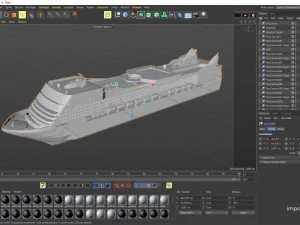 MSC Magnifica 3D Model