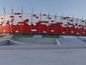 stadion Model 3D