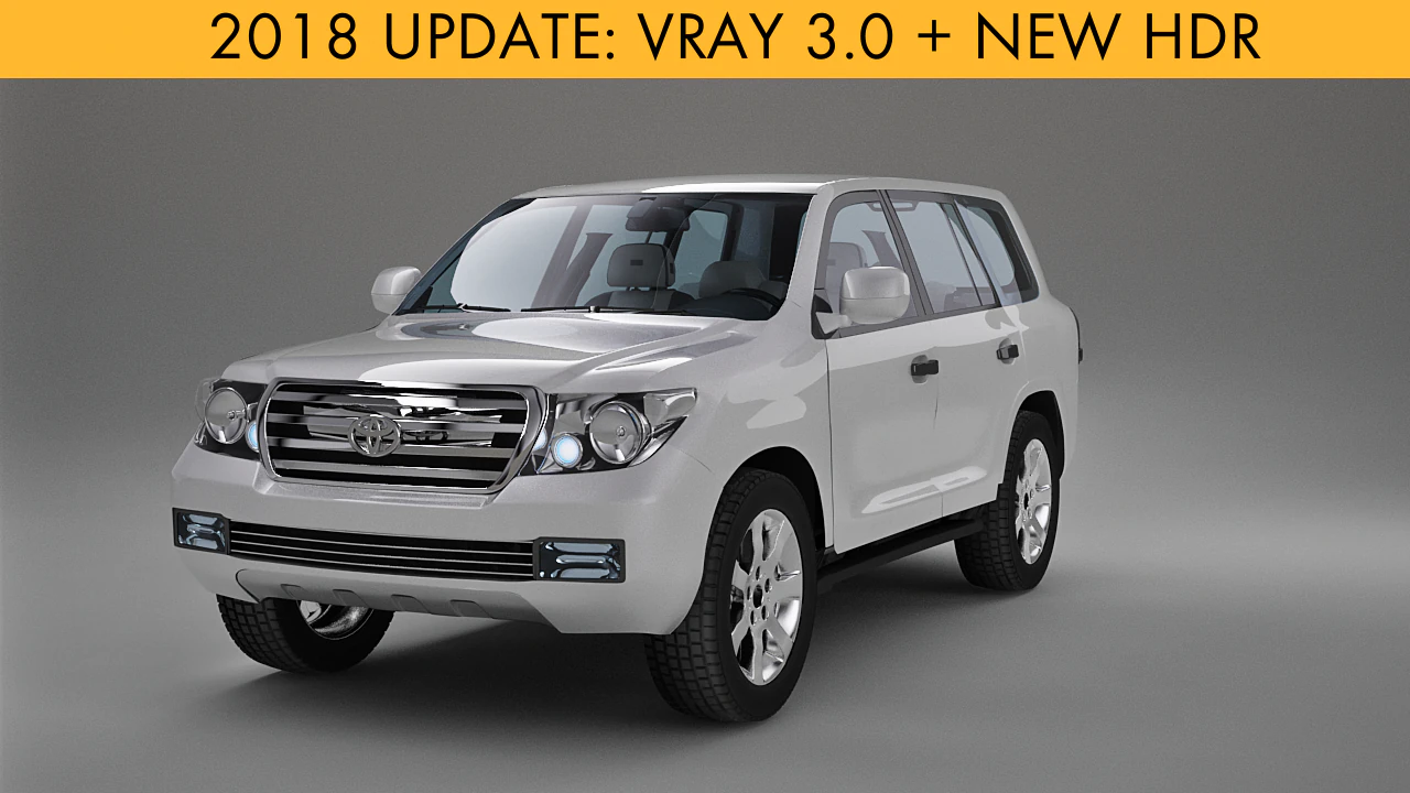 toyota land cruiser 200 3D Model .c4d .max .obj .3ds .fbx .stl .blend 