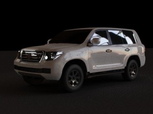 toyota land cruiser 200 3D मॉडल
