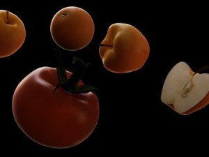 3d fruit sub surface Modelo 3D