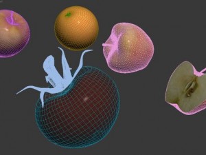 3d fruit sub surface 3D मॉडल