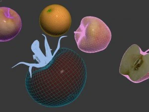 3d fruit sub surface 3D Model
