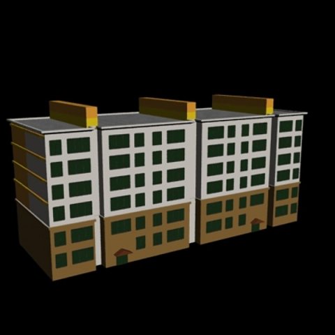 apartment 3D Model .c4d .max .obj .3ds .fbx .stl .blend 