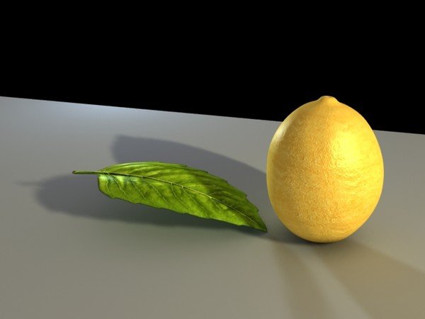 lemon 3D Model .c4d .max .obj .3ds .fbx .stl .blend 