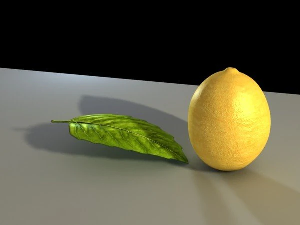 lemon 3D Model .c4d .max .obj .3ds .fbx .stl .blend 