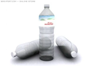 Flaschenwasser 3D Modell