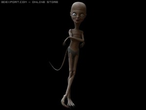 alieman Model 3D