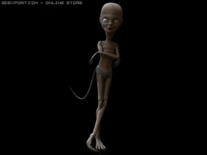 외계인 3D 모델