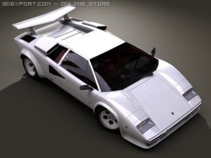 lambo countach 3D Модель